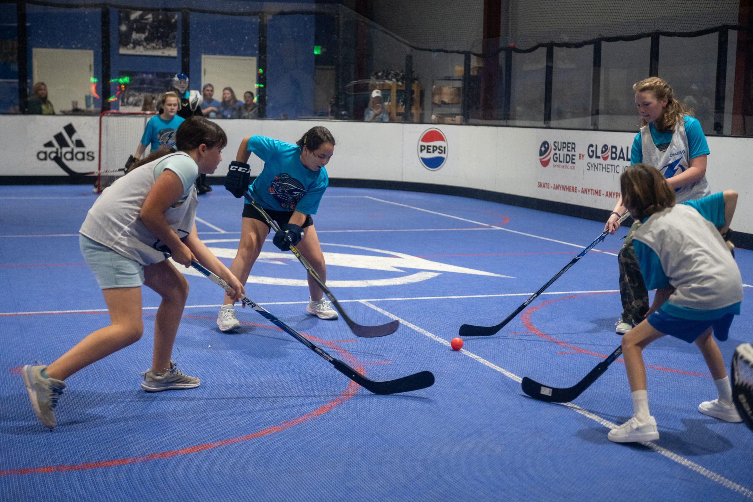 Girls Ball Hockey Lightning Made Training Center Girls League Sports